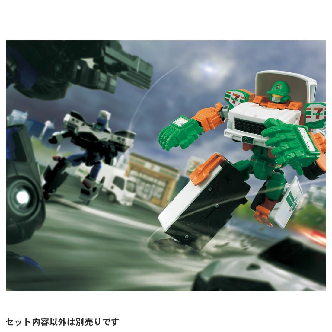 タカラトミー(TAKARA TOMY) トミカ ジョブレイバー JB04 キャリーブレイバー セブン-イレブン 配送トラック ミニカー おもちゃ 3歳以上 トミカ ジョブレイバー TOMY) ユナイトポリス スカイブレイバー 新着商品