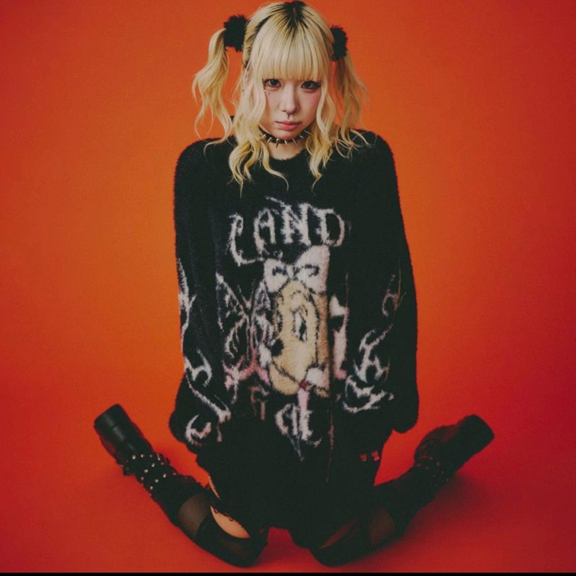 ☆【新作】【GALFY／ガルフィー・ふわふわダークキャンディーニット