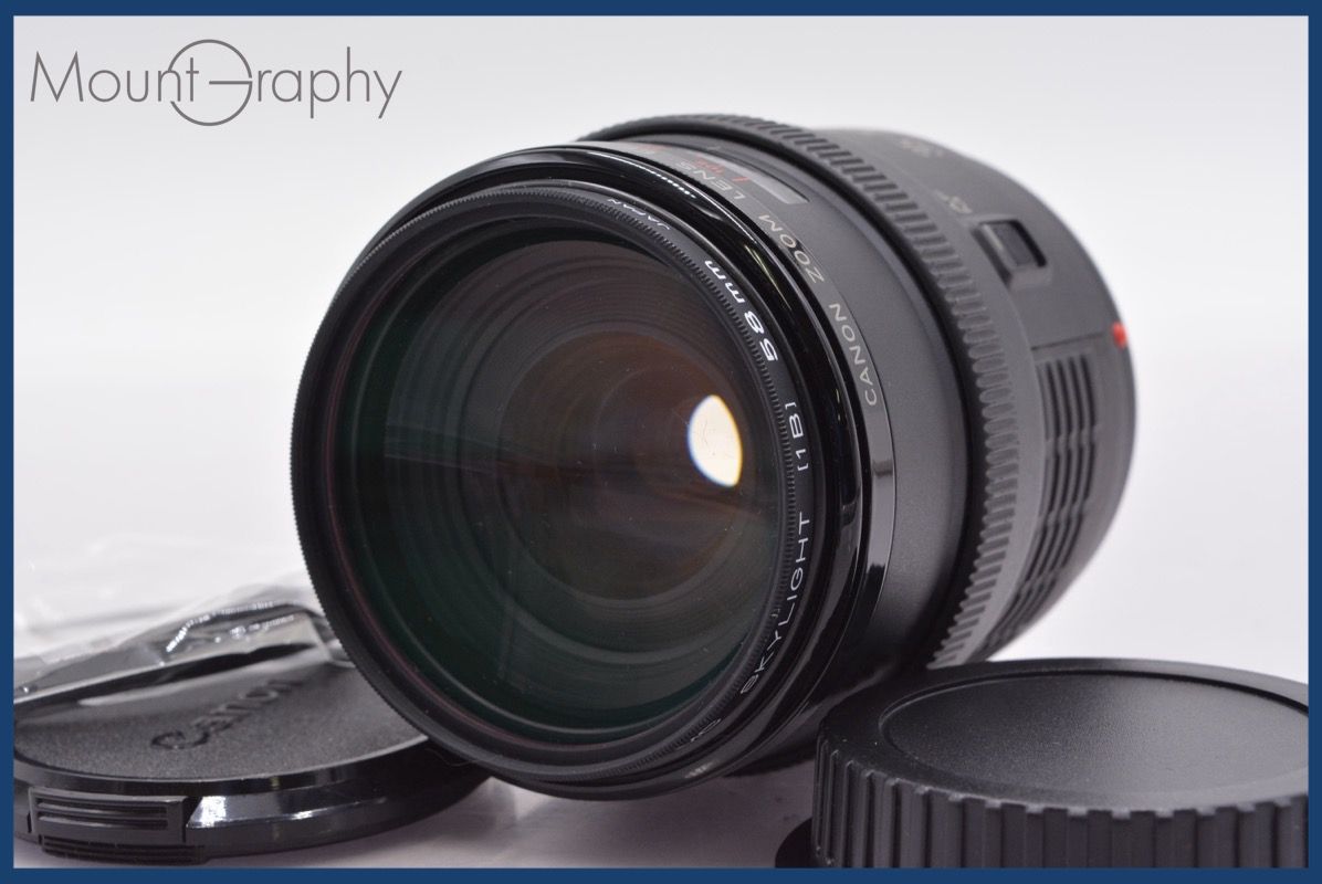 上 キヤノン Canon ZOOM LENS EF 35-105mm F3.5-4.5 前後キャップ-レンズフィルター付 完動 同梱可 am243