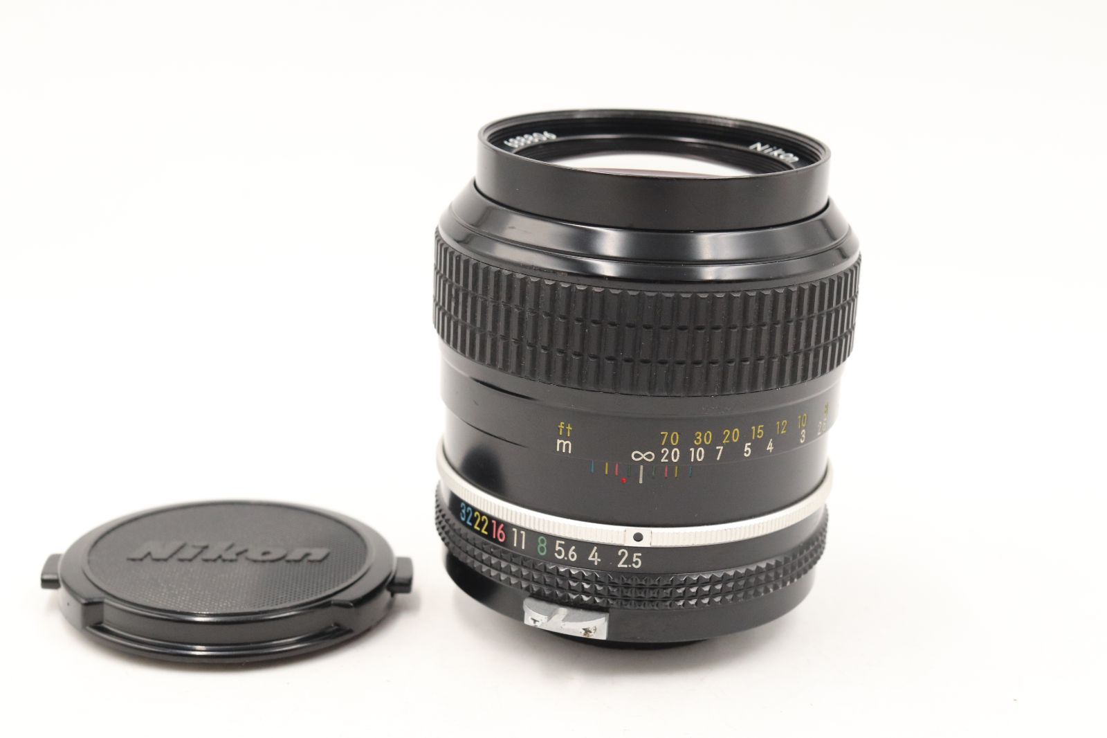 ★極上品★ Nikon Ai NIKKOR 105mm F2.5 単焦点レンズ 良上品☆ニコン Nikon New Nikkor 105mm F2.5 MF Lens 大口径 単
