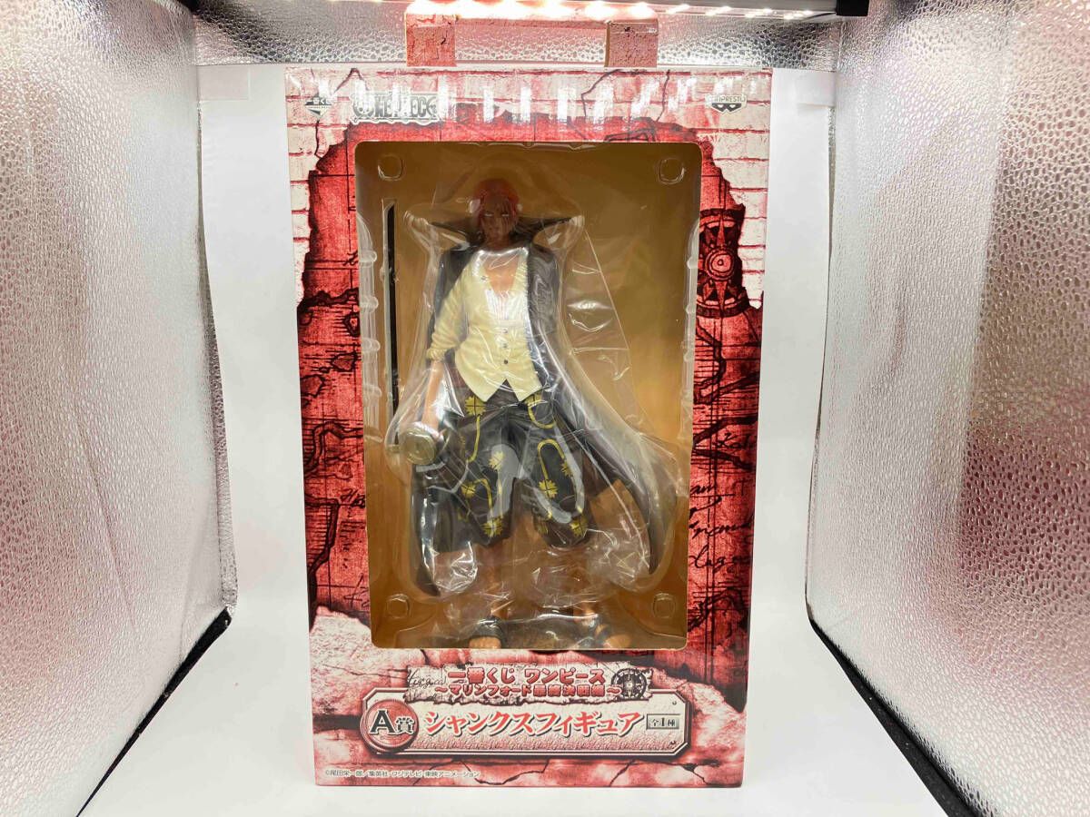 未使用品 A賞 シャンクスフィギュア 一番くじ ワンピｰス~マリンフォｰド最終決戦編~ ワンピｰス