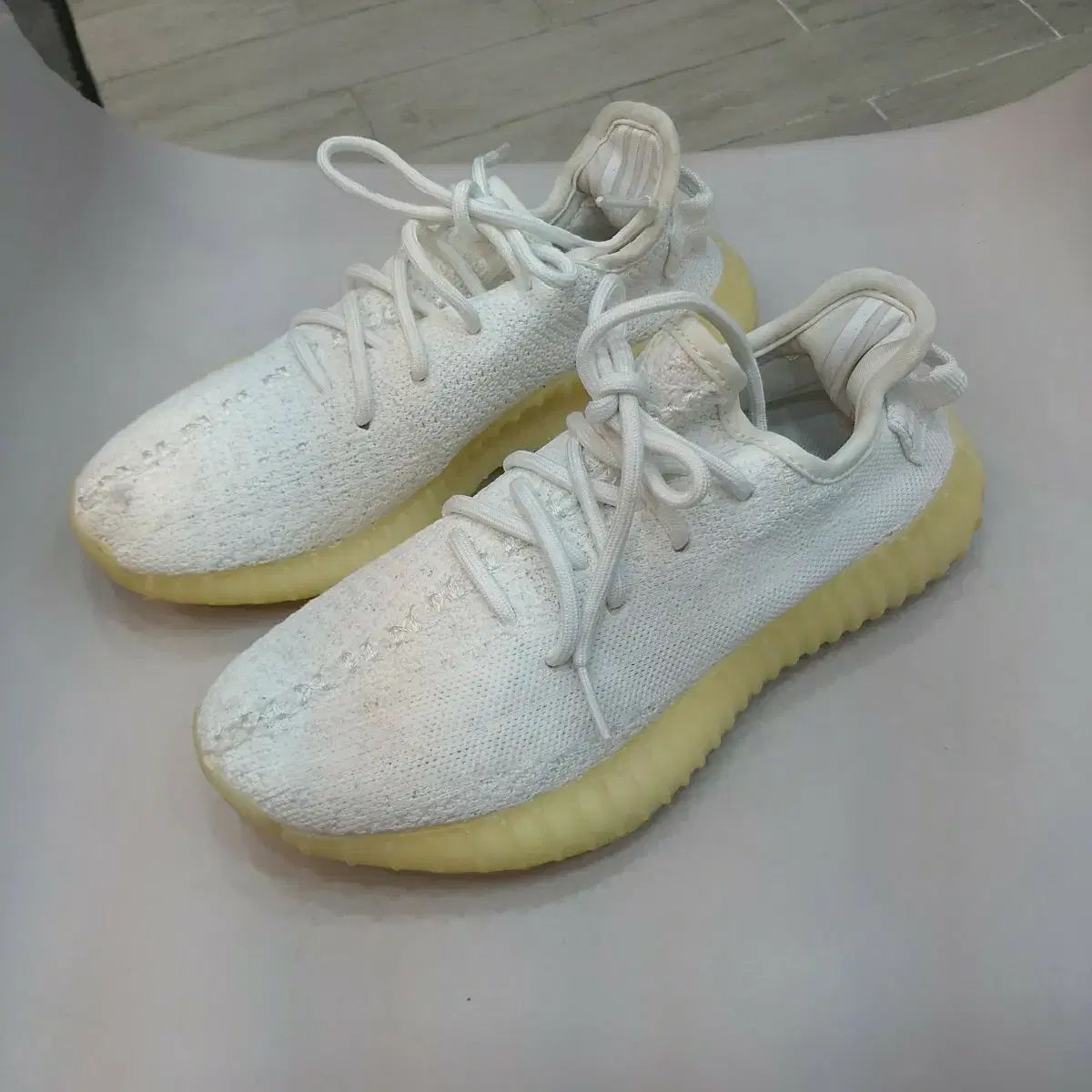 adidas アディダス イージー 350 V2 クリーム 白 230m