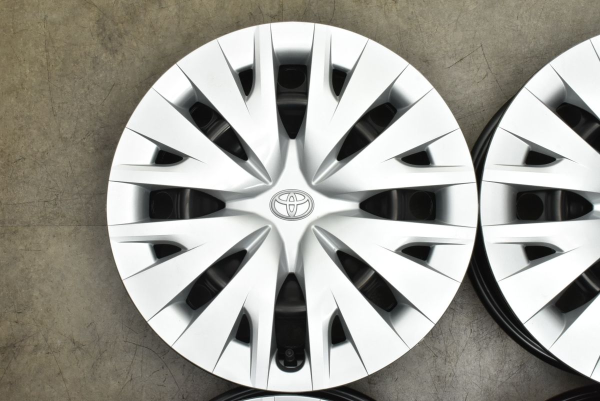 ヤリス　純正　新車外し　15インチ 6J+45 PCD100 4H 新車外し品】トヨタ ヤリス 純正 15in 6J +45 PCD100 4本セット