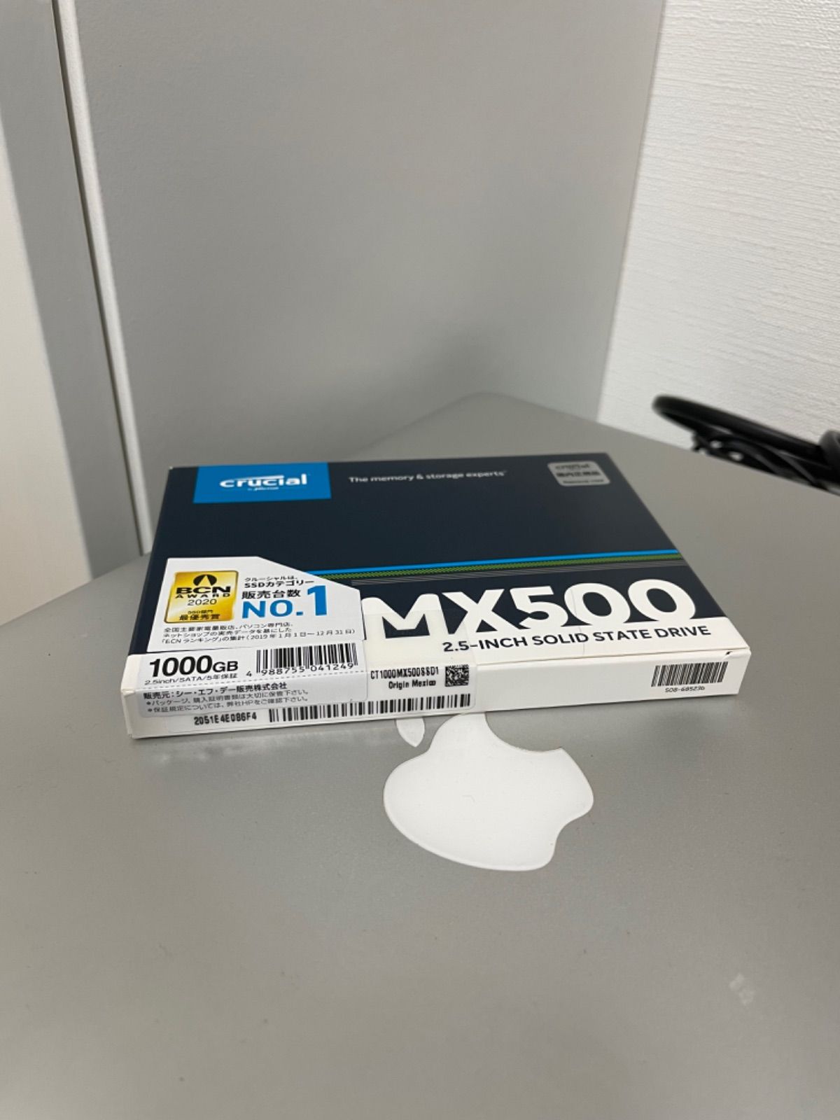 納品書有り未開封 Crucial SSD MX500 内蔵2.5インチ 1TB
