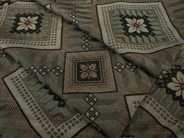 平和屋着物□希少 本場大島紬 龍郷絣 逸品 DZAA6832kh5