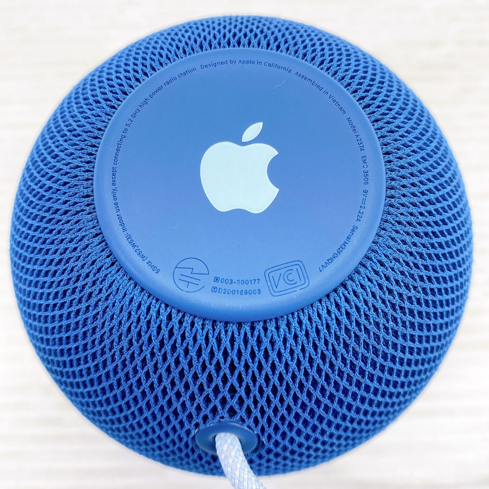 □Apple アップル HomePod min ホームパット ミニi A2374 ブルー 