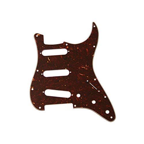 タートイズシェル Fender フェンダー ピックガード 11-HOLE MODERN-STYLE STRATOCASTER S|S|S PICKGUARDS TORTOISE