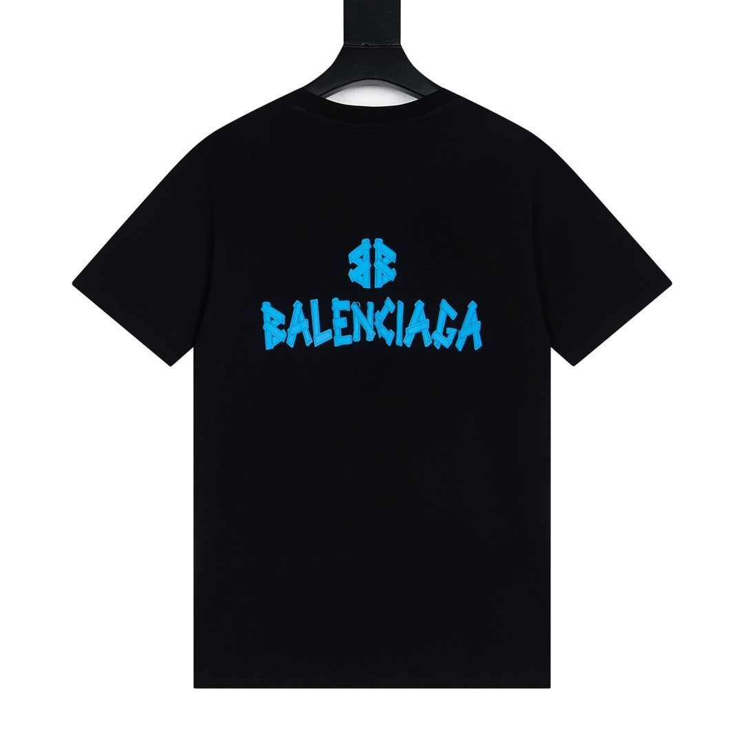 シンプルなデザイン♪【BALENCIAGA】リフレクティブロゴ Tシャツ Balenciaga: グレー リフレクティブロゴ Tシャツ | SSENSE 日本