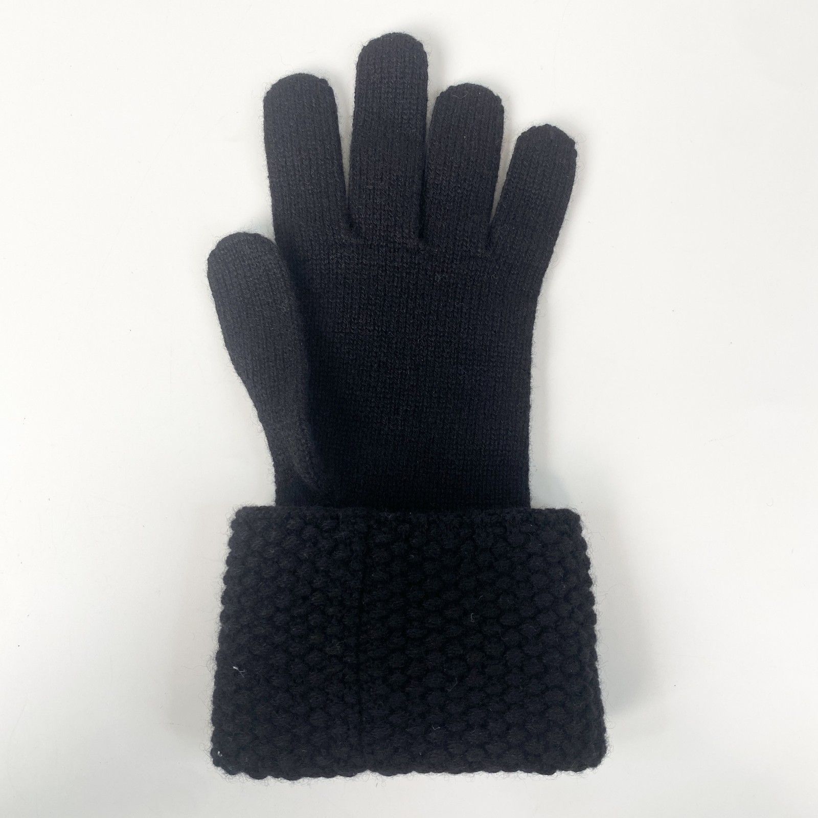 未使用 シャネル CHANEL レディース カシミヤ ココマーク 手袋 アーム  