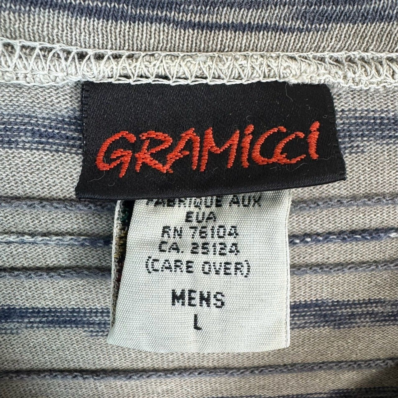 激レア 90s GRAMICCI グラミチ Tシャツ 半袖 ボーダー アースカラー 
