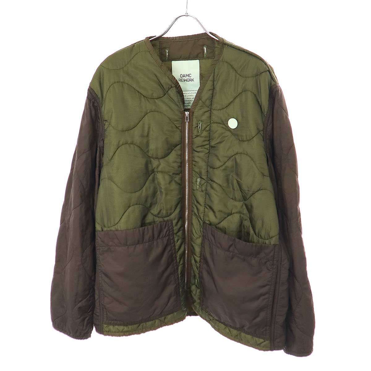 OAMC オーエーエムシー RE:WORK OVERDYED M-65 FIELD JACKET LINER 