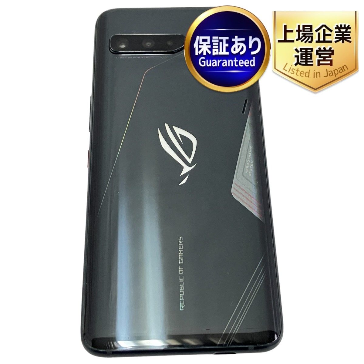ジャンク品】ゲーミングスマホ ASUS ROG Phone 3 ケース付き ジャンク
