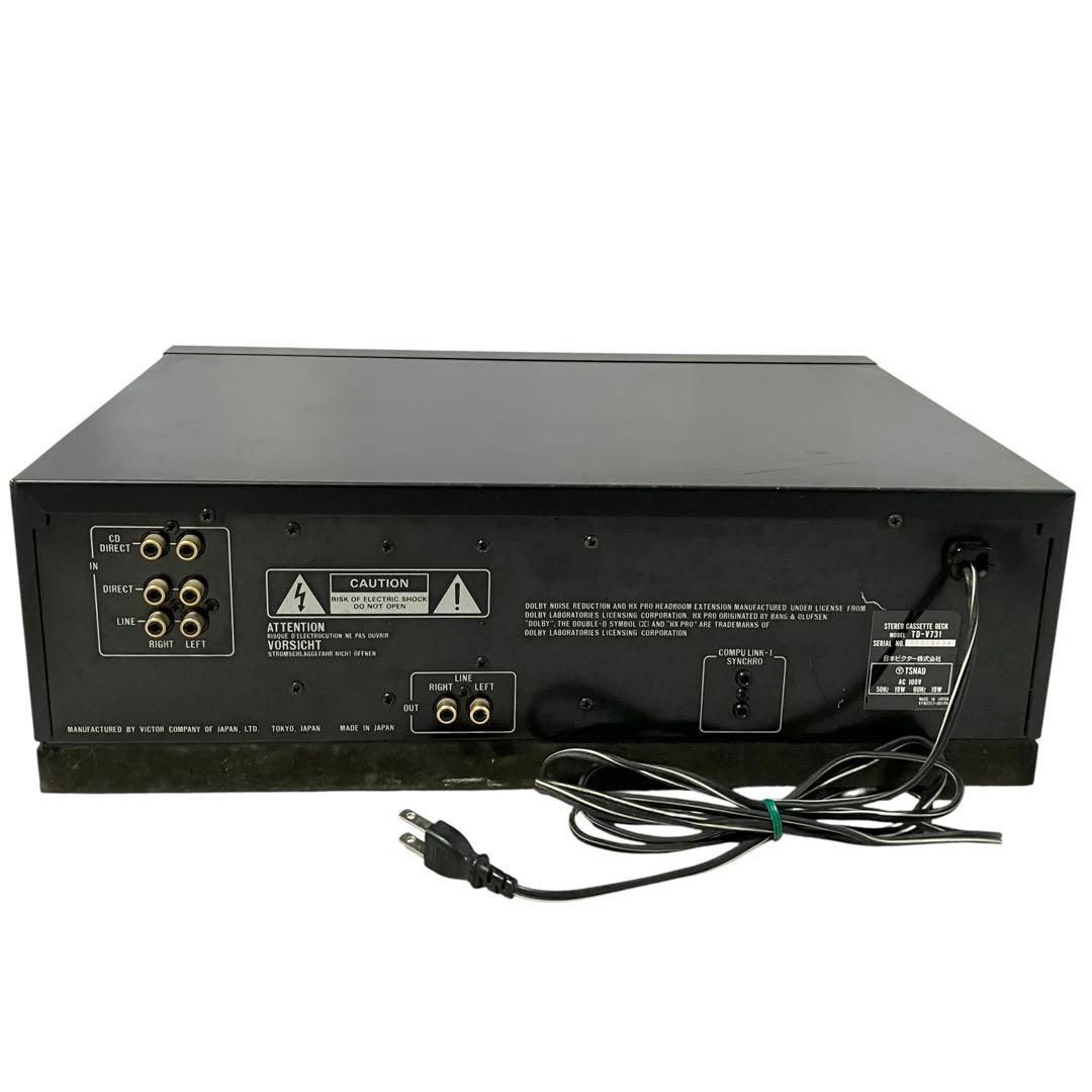 Victor ビクター TD-V731 3ヘッド カセットデッキ ブラック