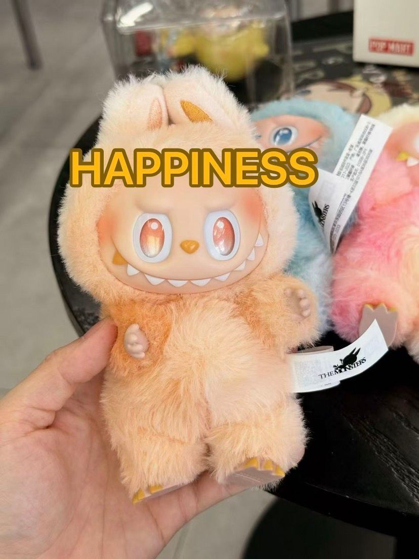 ぬいぐるみ LABUBU BigintoEnergy HAPPINESS Labubu V3 THE MONSTERS Big Into Energy - HAPPINESS | 0cm