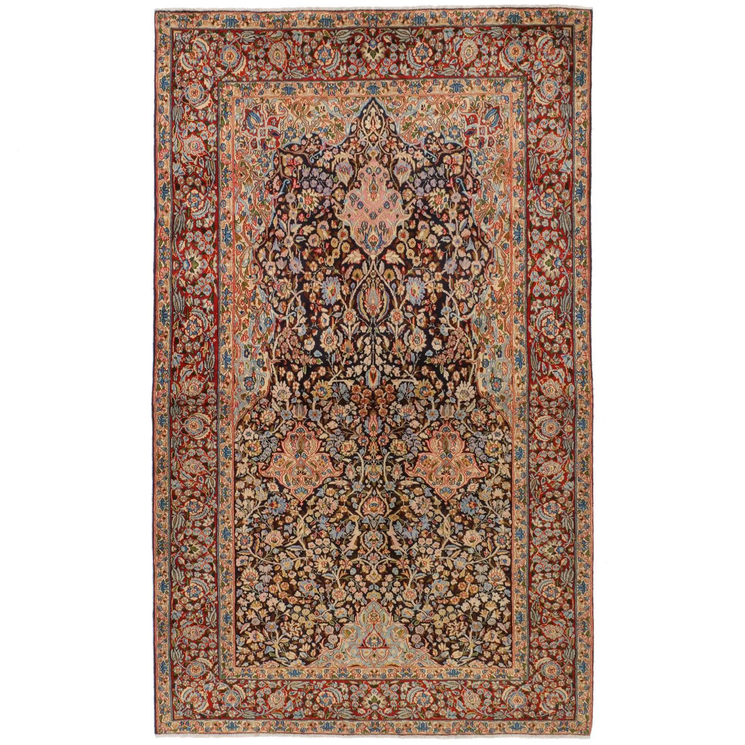 t*☆様 ペルシャ絨毯 ケルマン 186x124cm ヴィンテージ ラグ 手織り t*☆様 ペルシャ絨毯 ケルマン 186x124cm ヴィンテージ ラグ 手織り