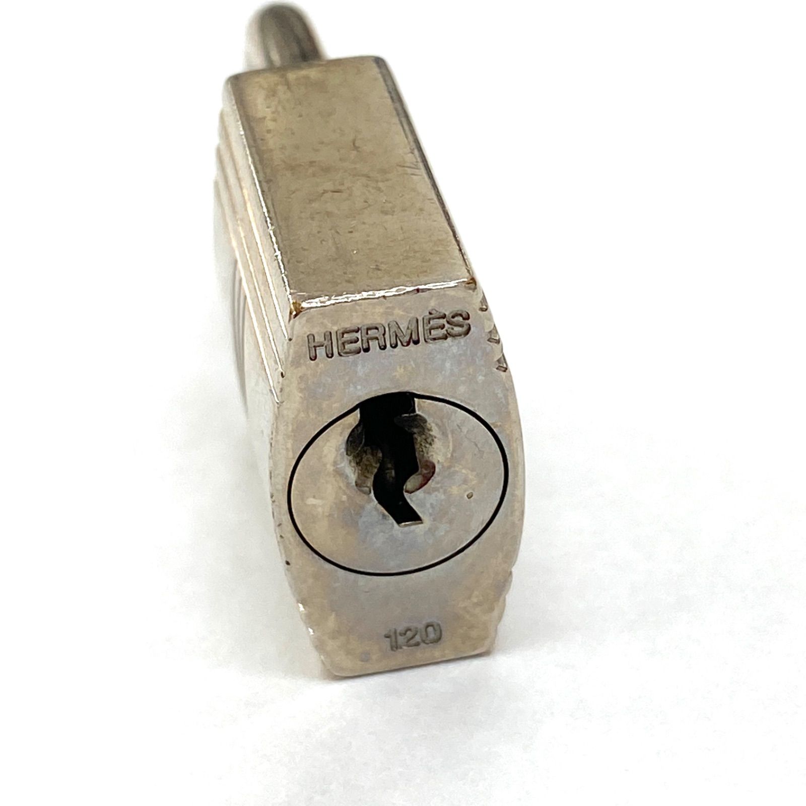 綺麗　HERMES エルメス　パドロック　カデナ　鍵　110 シルバー 11700873.jpg