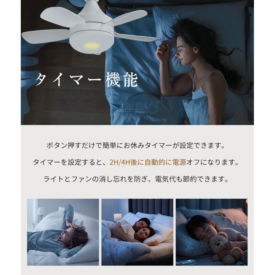シーリングファン ファン付き照明