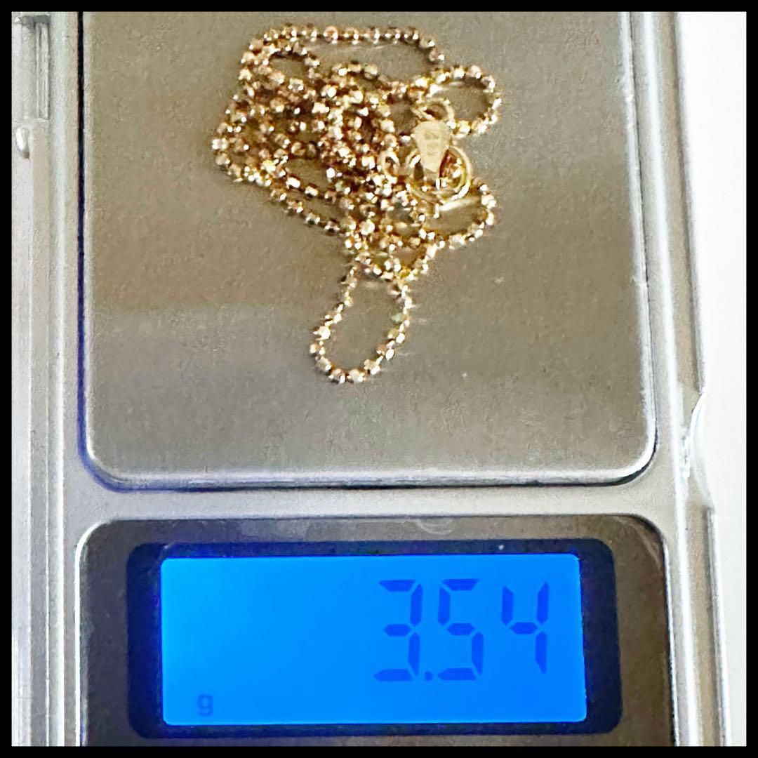 K18 チェーンネックレス40.5cm 総重量3.54g