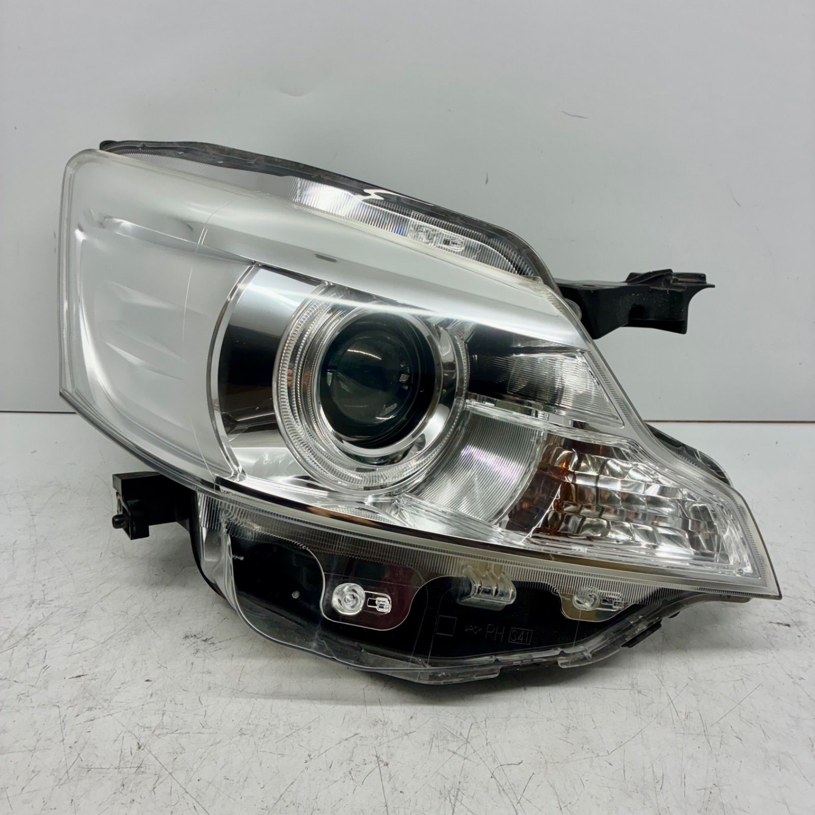 コーティング済 スズキ MK32S MK42S スペーシア カスタム ヘッドライト ランプ レンズ 右側 運転席側 R HID 印字 N6 ICHIKOH 1872 P71541