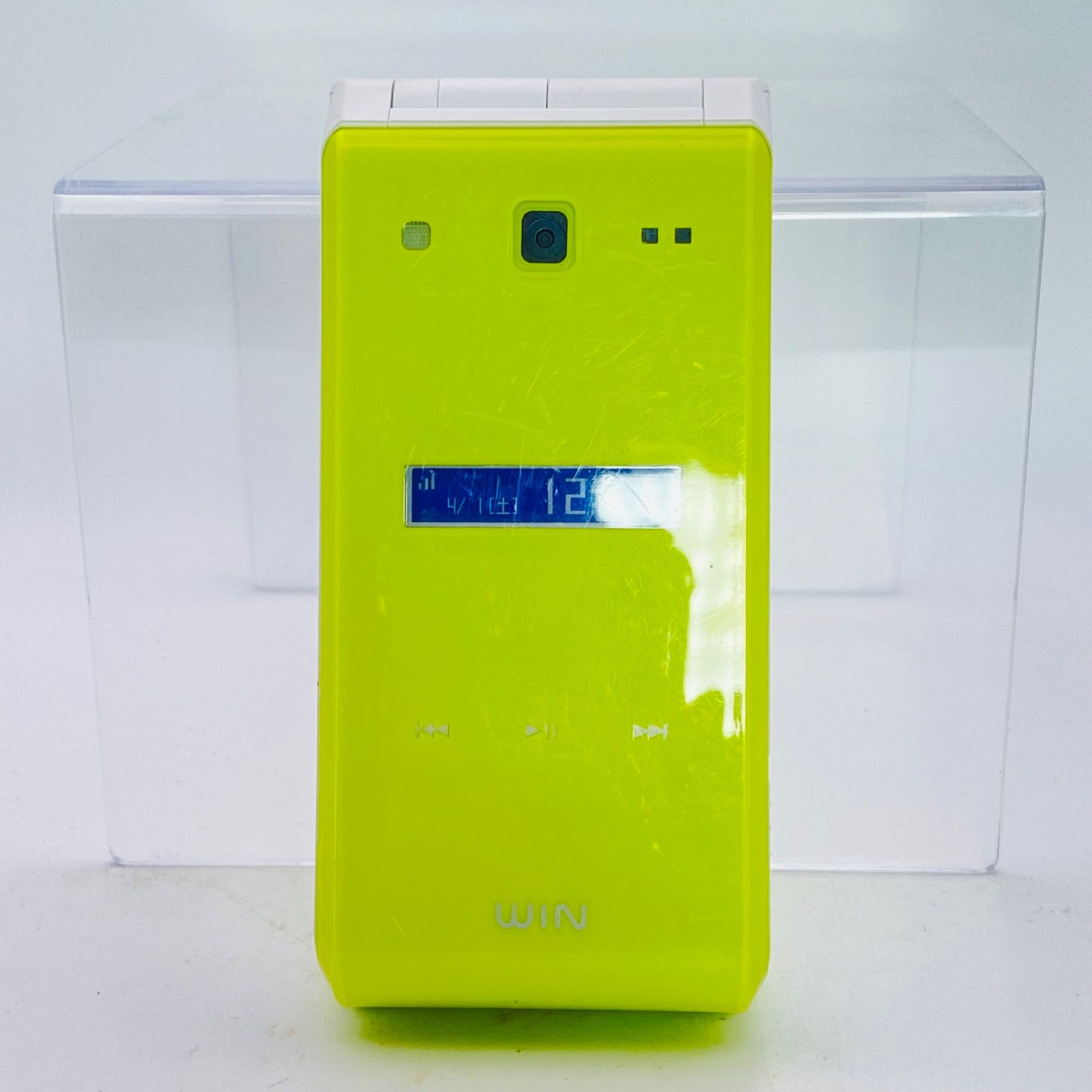 au MUSIC-HDD W41T フィーチャーグリーン モックアップ 模型