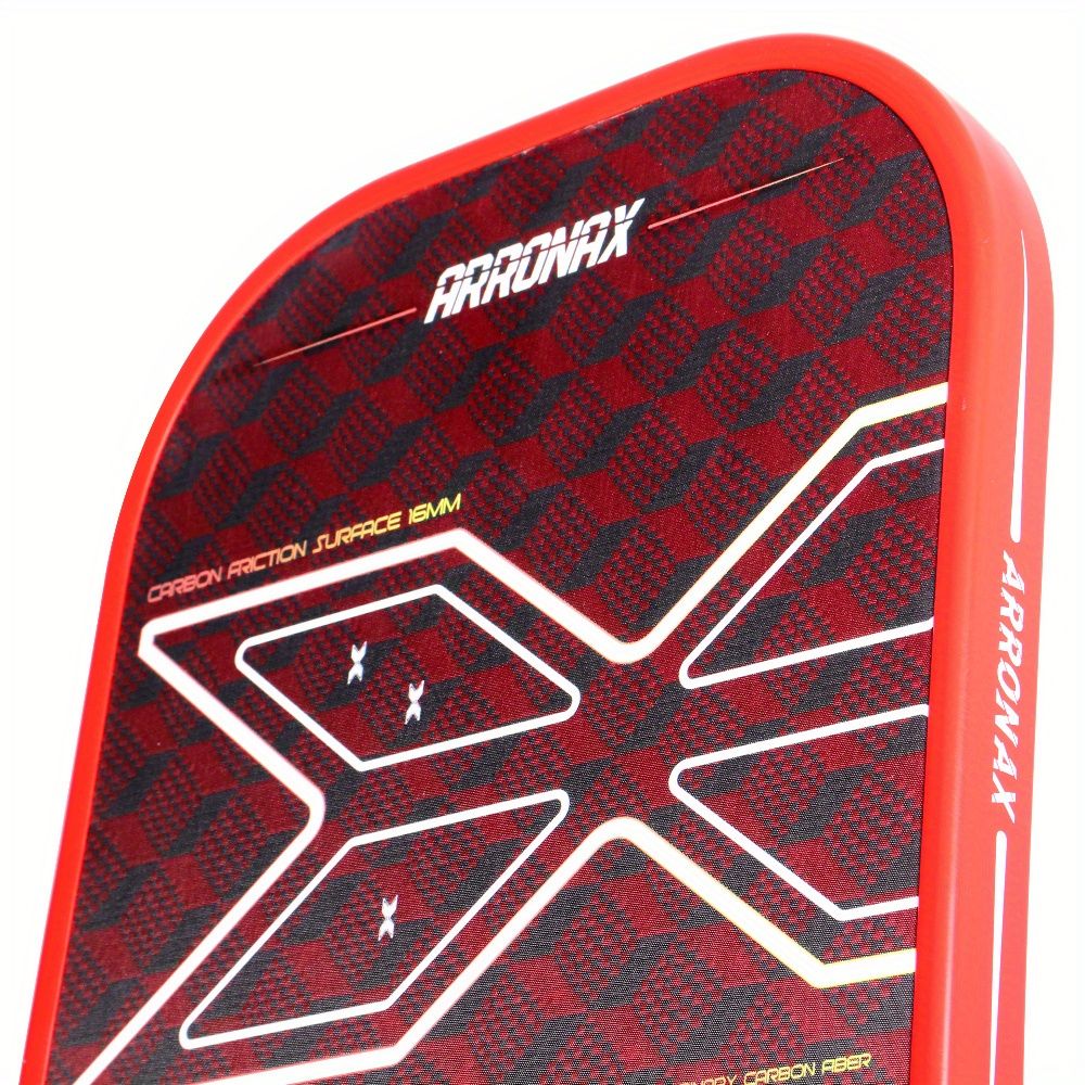 ピックルボール パドル AGASSI T700カーボンファイバー 赤 白 ピックル