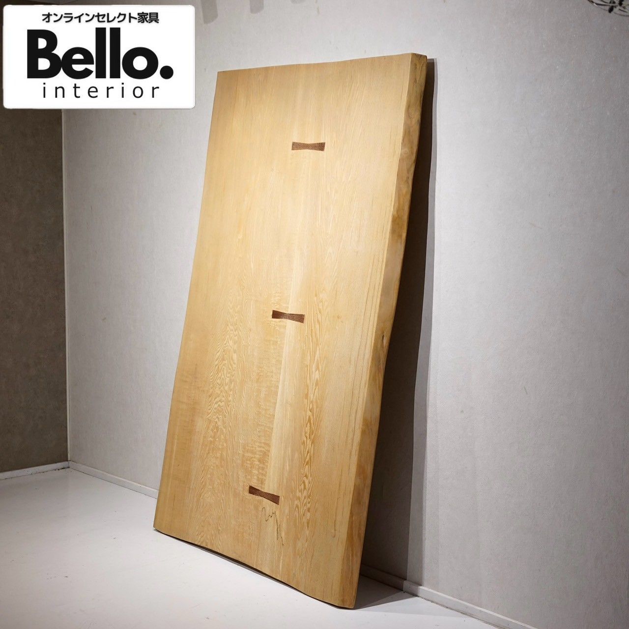 Bello select 無垢材 一枚板 天板 ダイニングテーブル用 210×130㎝ 天然木 オイル塗装 ナチュラル 北欧 和モダン