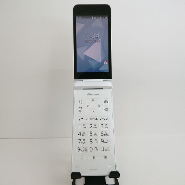 DIGNO ケータイ KY-42C docomo ホワイト 送料無料 本体 c04669