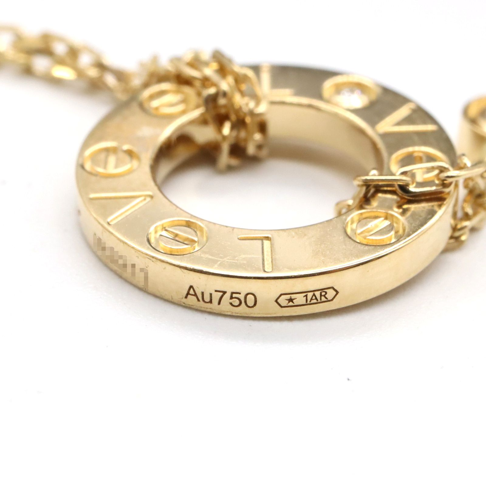 【マチルダ】カルティエ　ラブサークルブレスレット CARTIER カルティエ ラブサークル ブレスレット 18金 K18