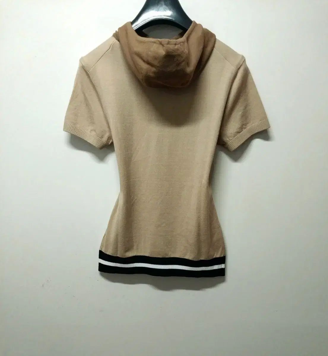 PEARLY GATES 半袖ニット *韓国購入新品未使用　お値下げしました。 PEARLY GATES(パーリーゲイツ) フード 半袖 ニット Tシャツ
