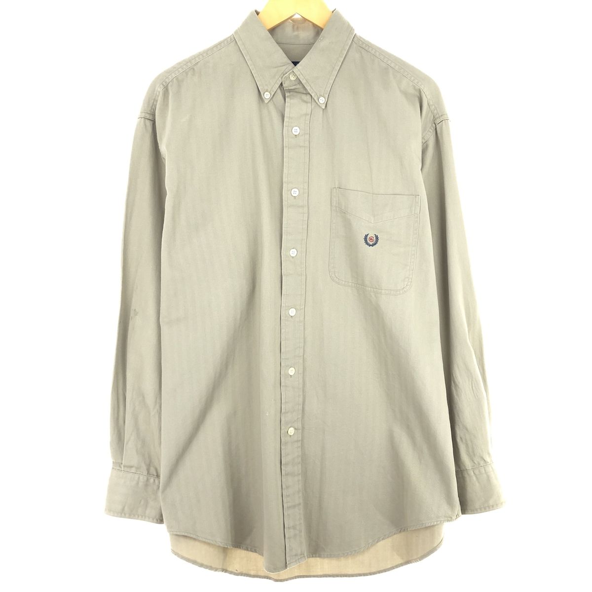 古着 ラルフローレン Ralph Lauren CHAPS チャップス 長袖 ボタンダウンシャツ メンズM/eaa445719