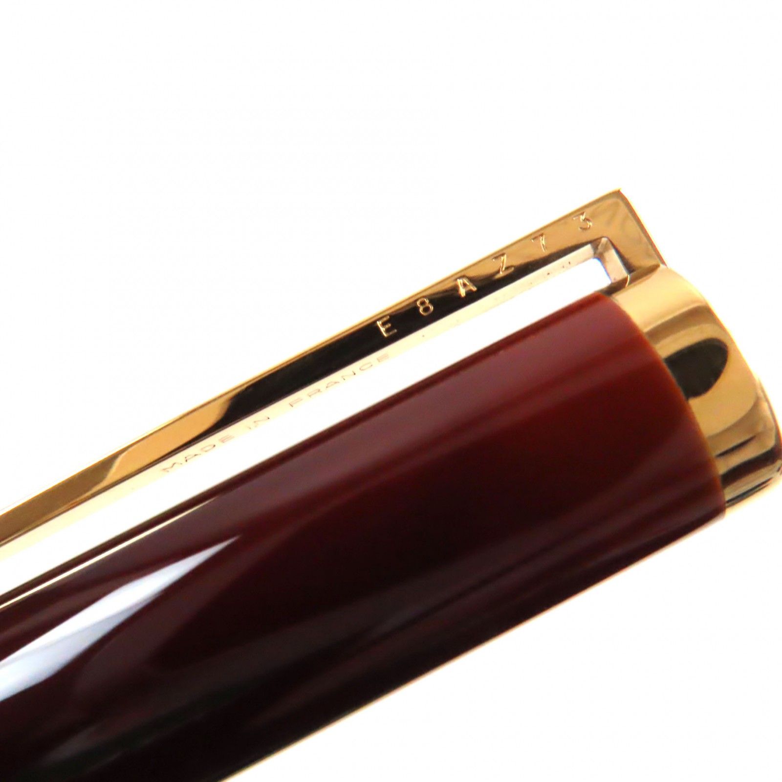 極美品▽Dupont デュポン 925 18K Mニブ マーブル柄 万年筆 ボルドー