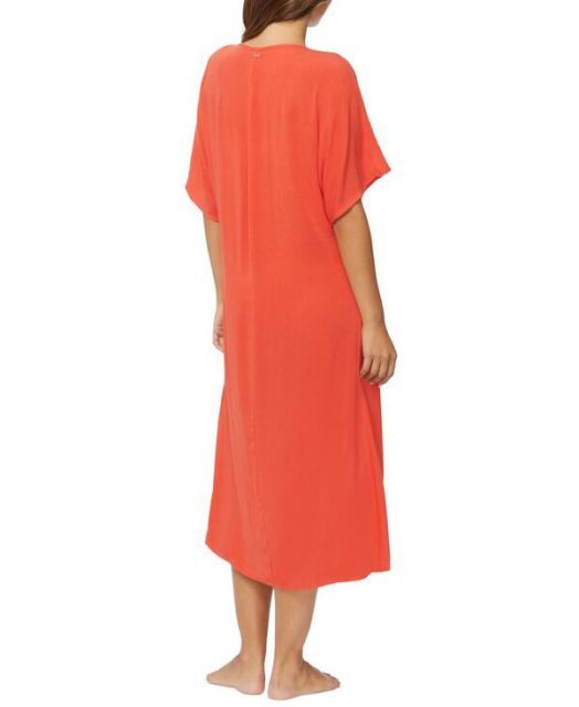 ライジンズ レディース ワンピース トップス Juniors Paradise Twist-Front Cover-Up Dress Coral