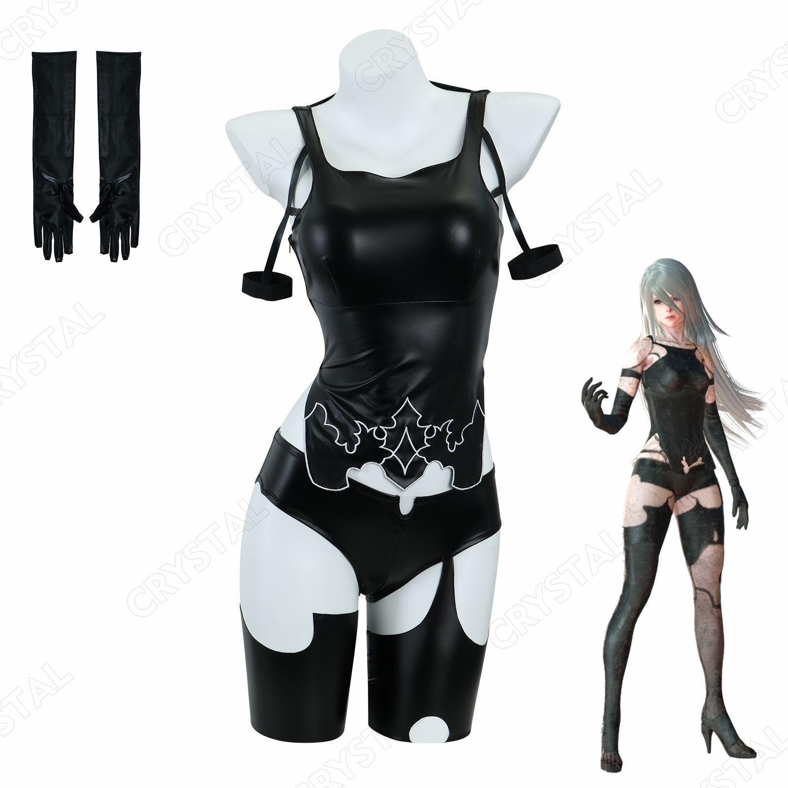 ニーア オートマタ ヨルハ二号A型 2A コスプレ衣装 ヒロイン NieR Automata コスプレ衣装 コスチューム ハロウィン クリスマス 制服 大人 子供 cosplay イベント