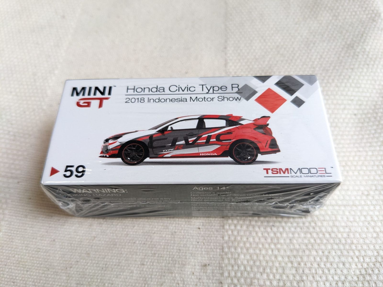 miniGT HONDA シビックタイプR  インドネシア限定 miniGT HONDA シビックタイプR インドネシア限定