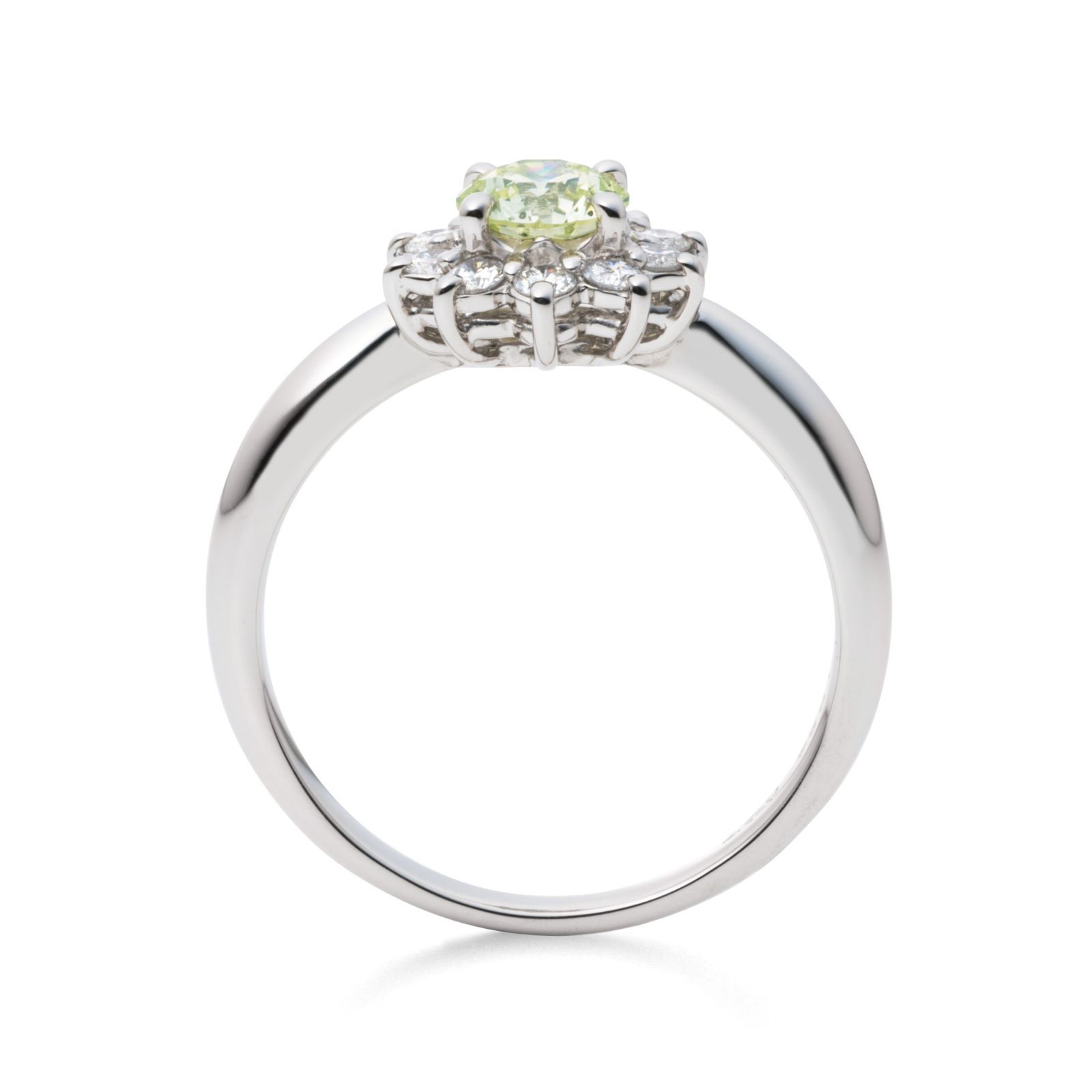 ❤️pt900 Green系 ダイヤモンド 0.804ct up リング CGL鑑付 - メルカリ