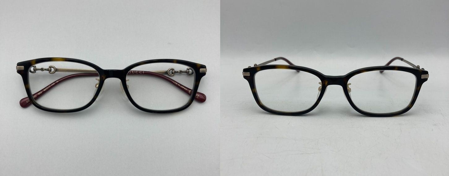 GUCCI グッチ 度入りメガネ メガネフレーム 日本製 GG1129OJ-002 中古
