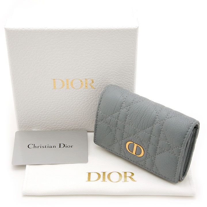 中古美品】ほぼ未使用 ディオール DIOR CARO XS ウォレット S5132UWHC