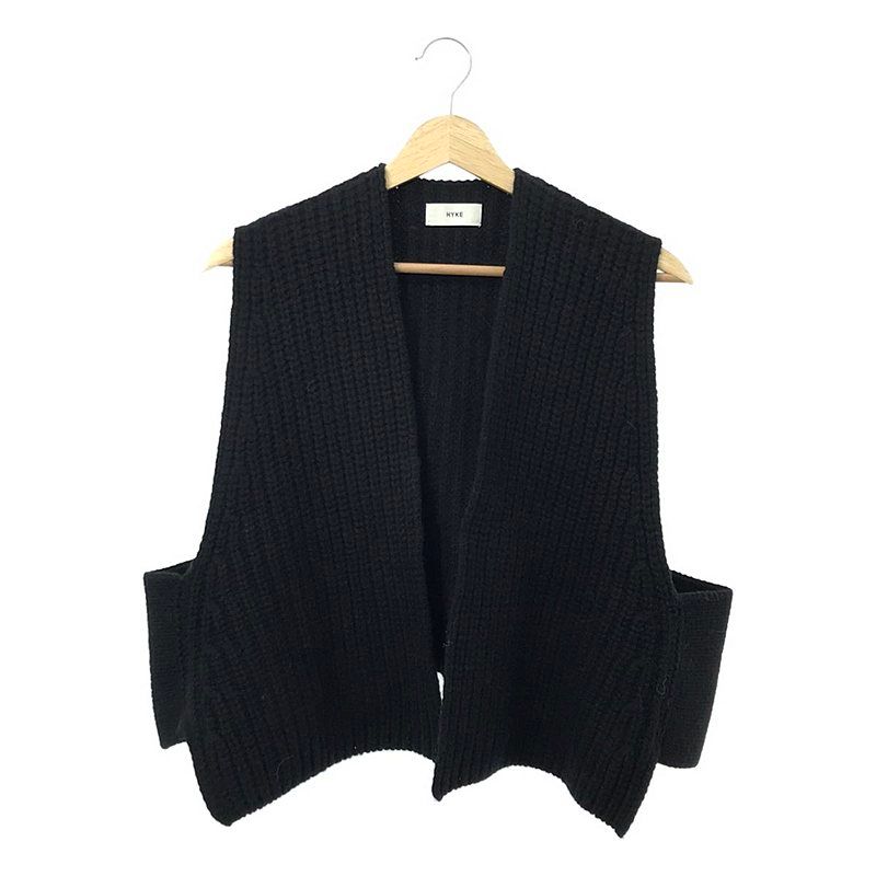 トップス hyke RIBBED VEST 2022aw HYKE / ハイク | 2022AW | RIBBED VEST ニット ショート ベスト