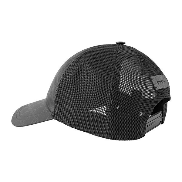 新品 グッチ GUCCI キャップ GG ナイロン ブラック BLACK Sサイズ  
