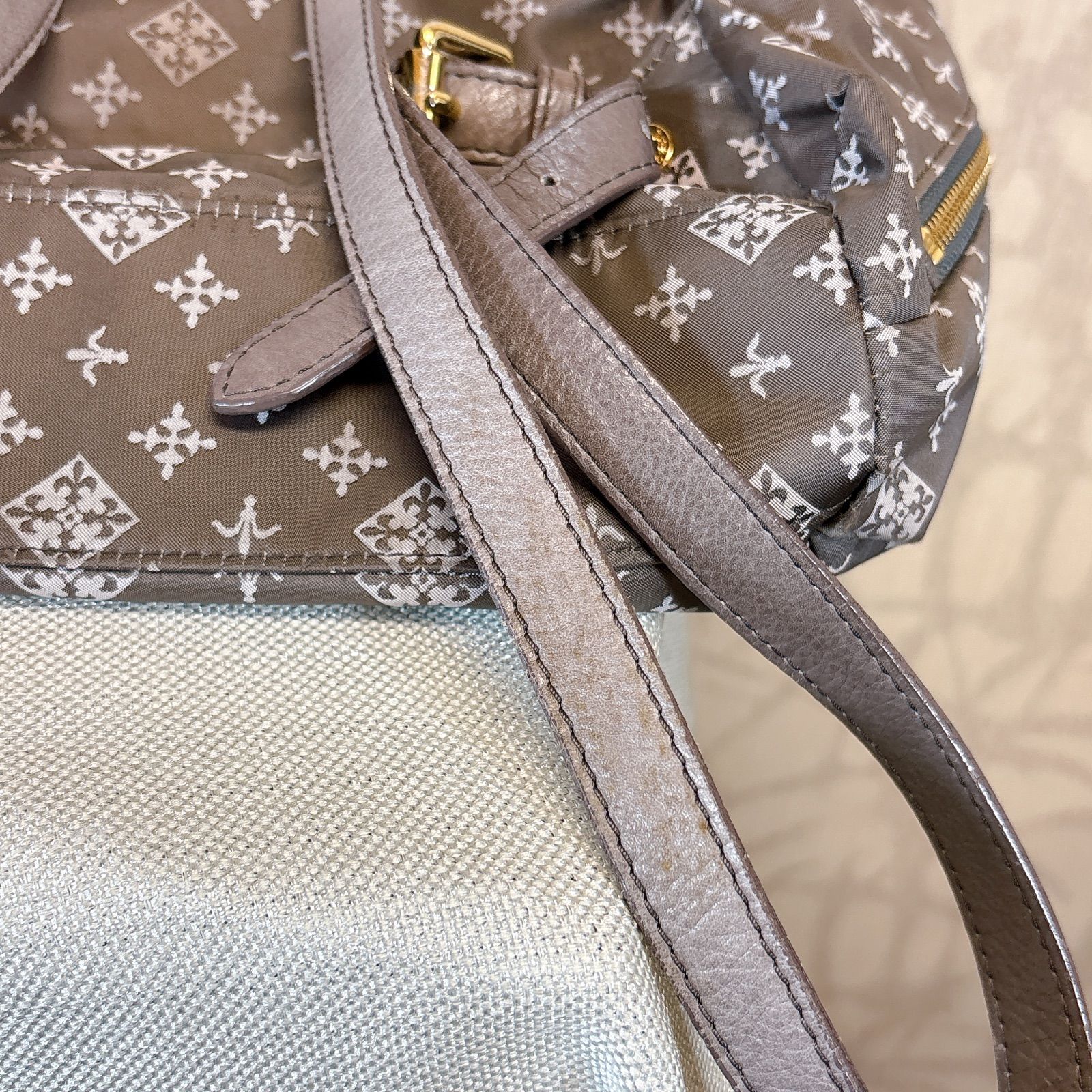 russet ラシット リュック 総柄 グレー バックパック Russet 