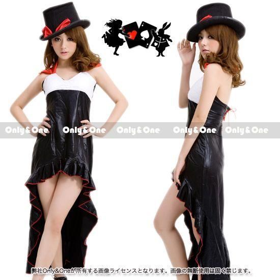 ハロウィンコスチューム コスプレ衣装 SEXY マジックショーコスプレ 帽子付き(cetc)
