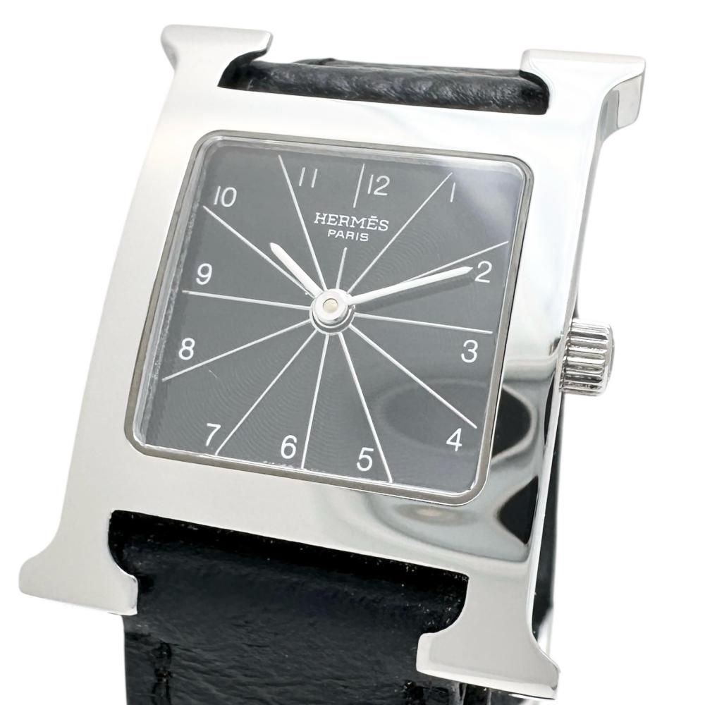 HERMES/エルメス】Hウォッチ HH1.210 腕時計 ステンレススチール