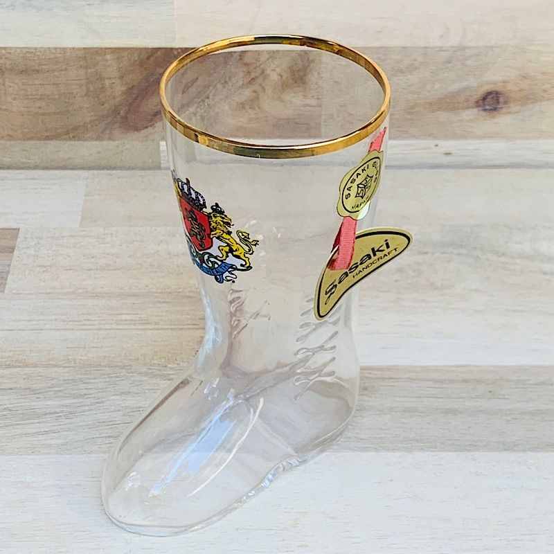 未使用品 和ガラス 切子 煙草セット 三越 戦前 デットストック 昭和