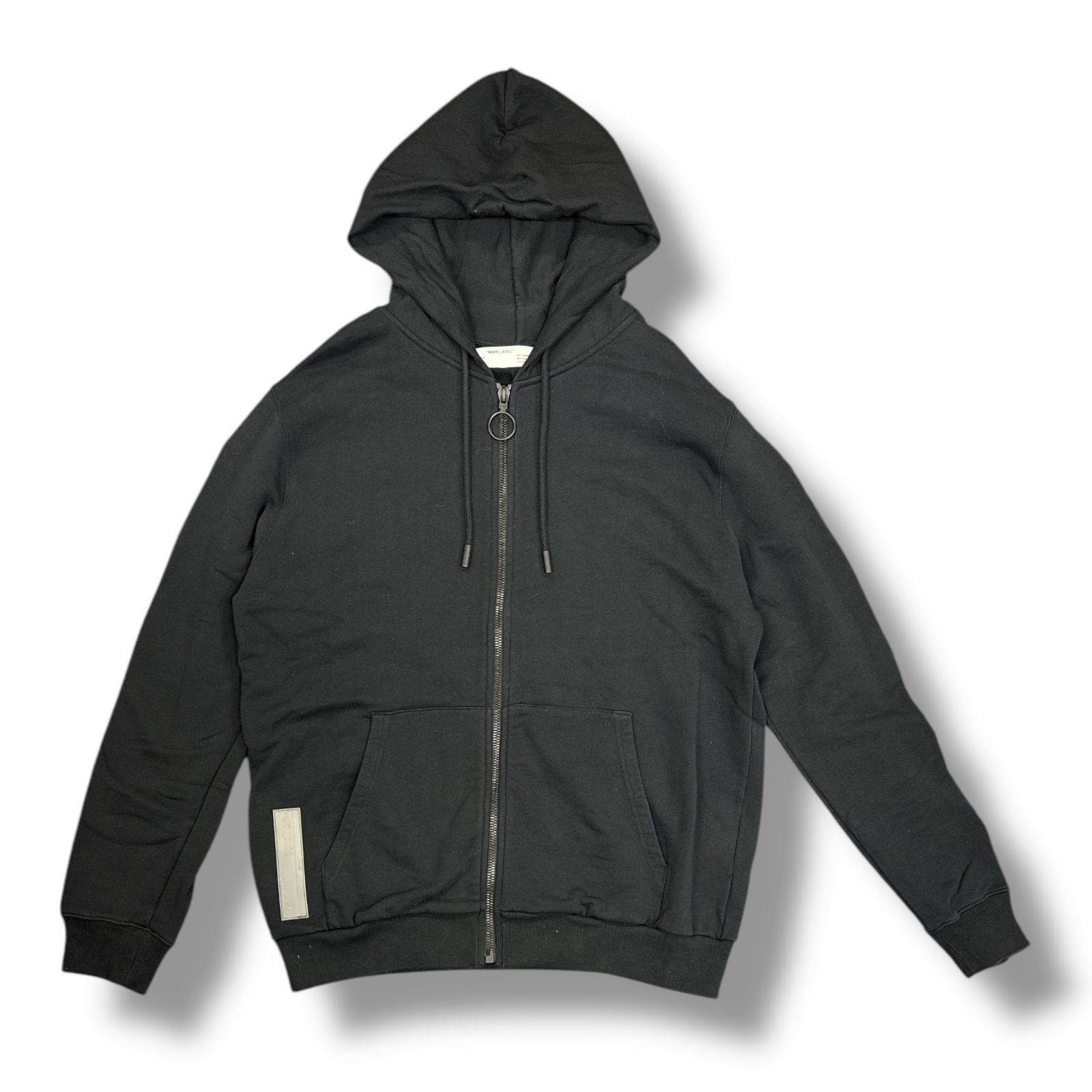 OFF-WHITE 18SS PATCHES ZIPPED HOODIE ワッペンパッチジップパーカー 