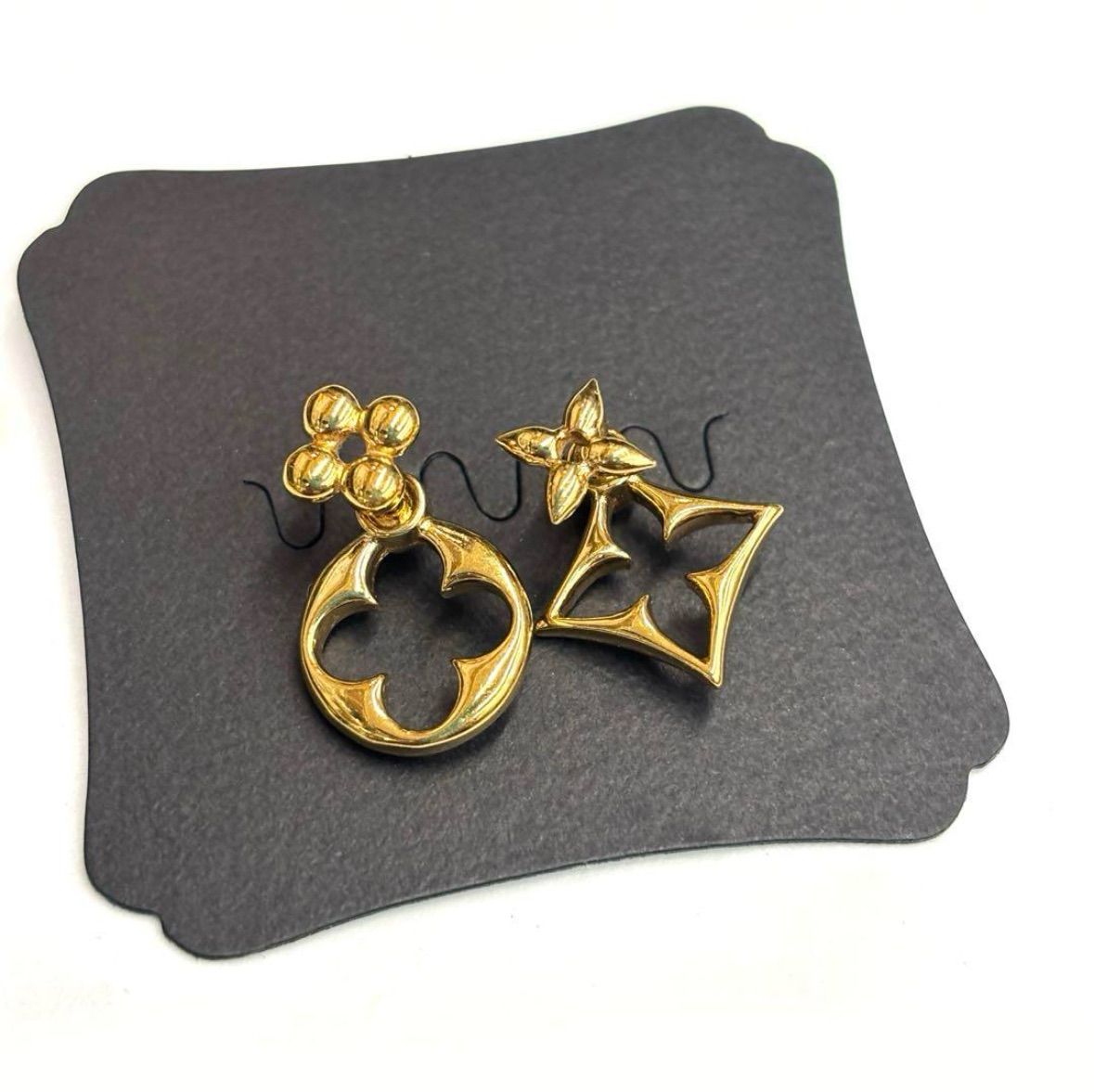 LOUIS VUITTON ピアス フラワーグラム ゴールド M00770 2580