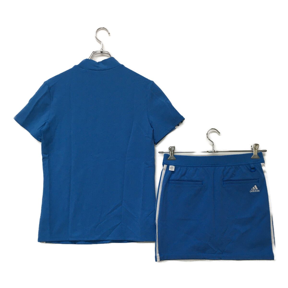中古 レディース アディダスゴルフ adidas GOLF セットアップ L ブルー 
