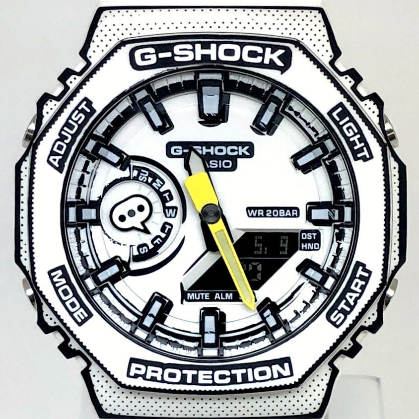 G-SHOCK ジーショック GA-2100MNG-7A MANGA THEME マンガ 漫画 オクタゴン カシオーク LEDライト ホワイト 2025年5月発売