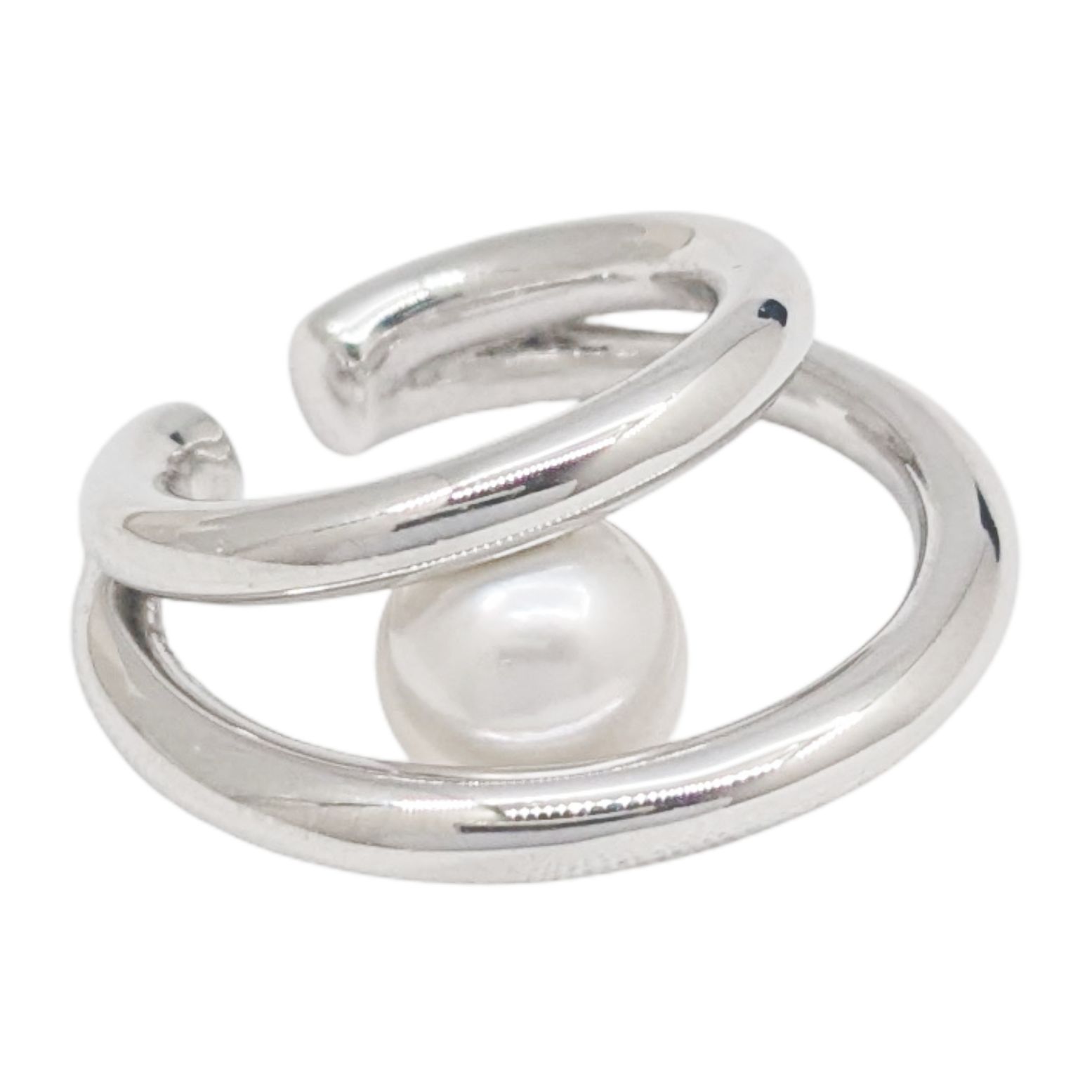 MIKIMOTO ミキモト パール イヤーカフ イヤリング シルバー □S刻印 シルバー製品 SV925 耳飾り アクセサリー アコヤパール アコヤ 真珠 レディース お洒落 ブランドギャラリー東心斎橋店