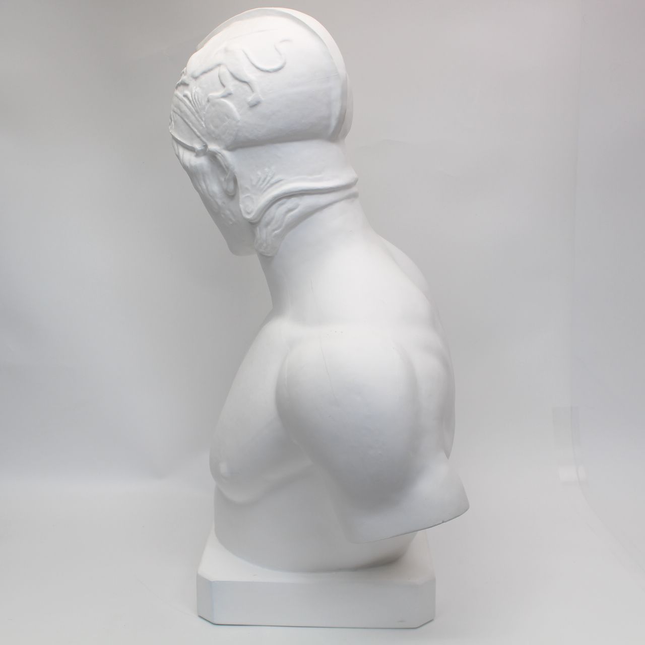 579)マルス 石膏像 胸像 デッサン オブジェ MARS 高さ約85cm