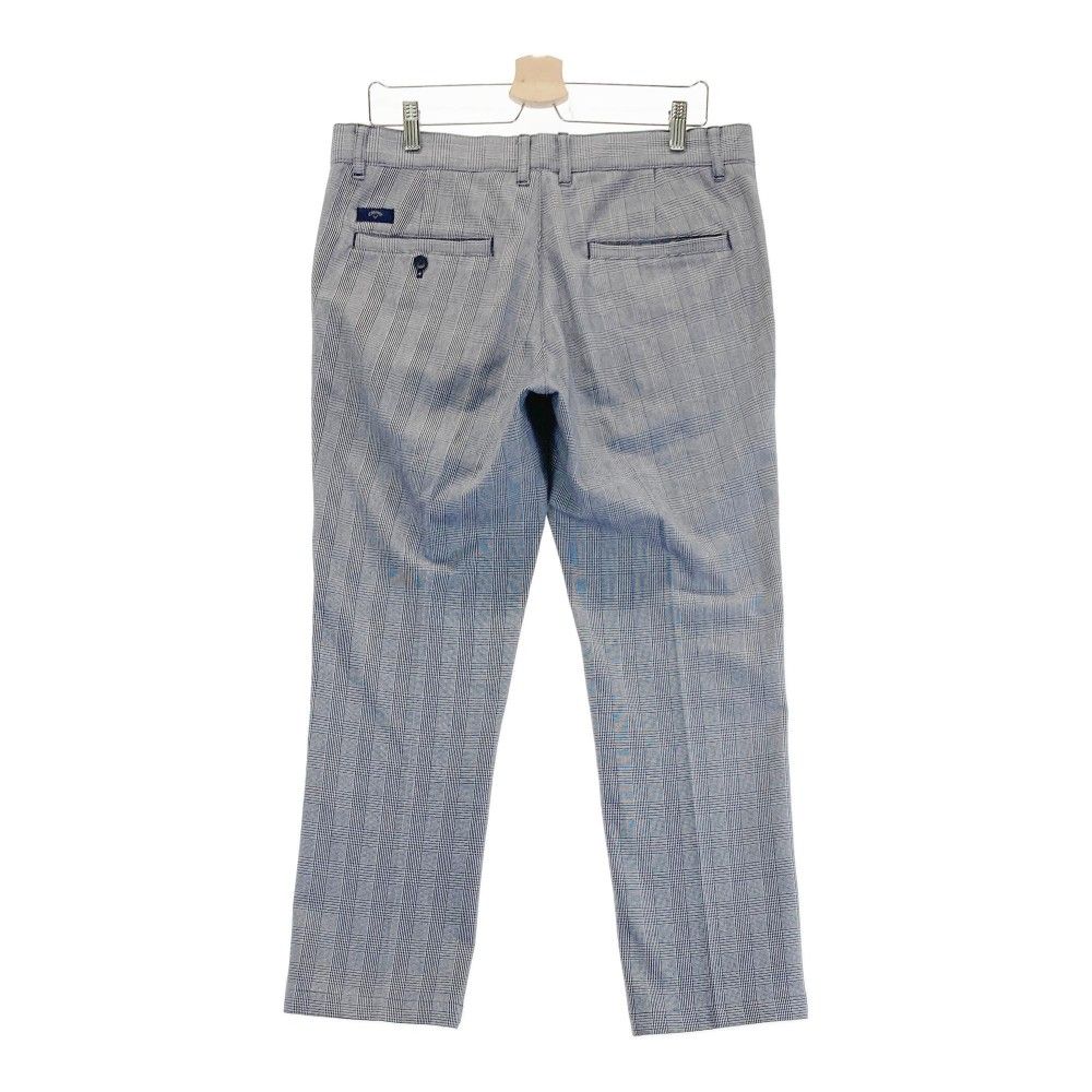 サイズ：L CALLAWAY キャロウェイ パンツ グレンチェック柄 ネイビー系